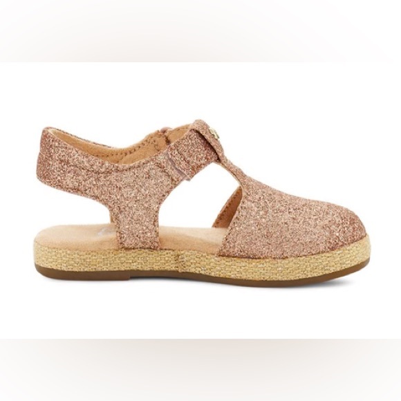Ugg Emmery Sandals in Rose Gold - Size 6T - Picture 5 of 7